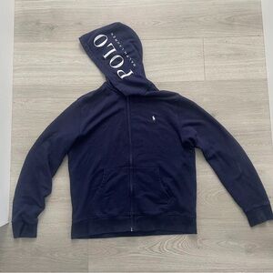 COPY - Polo Ralph Lauren - blue zip up Size M